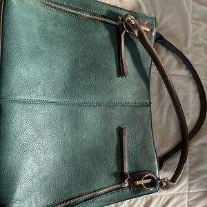 Vegan Leather Tote Pocketbook